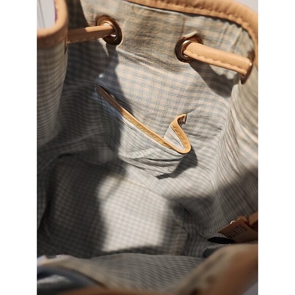 DOONEY & BOURKE Rare PINK Edition Lindsay Lohan Charm Leather Bucket Bag purse 6 - Picture 13 of 16